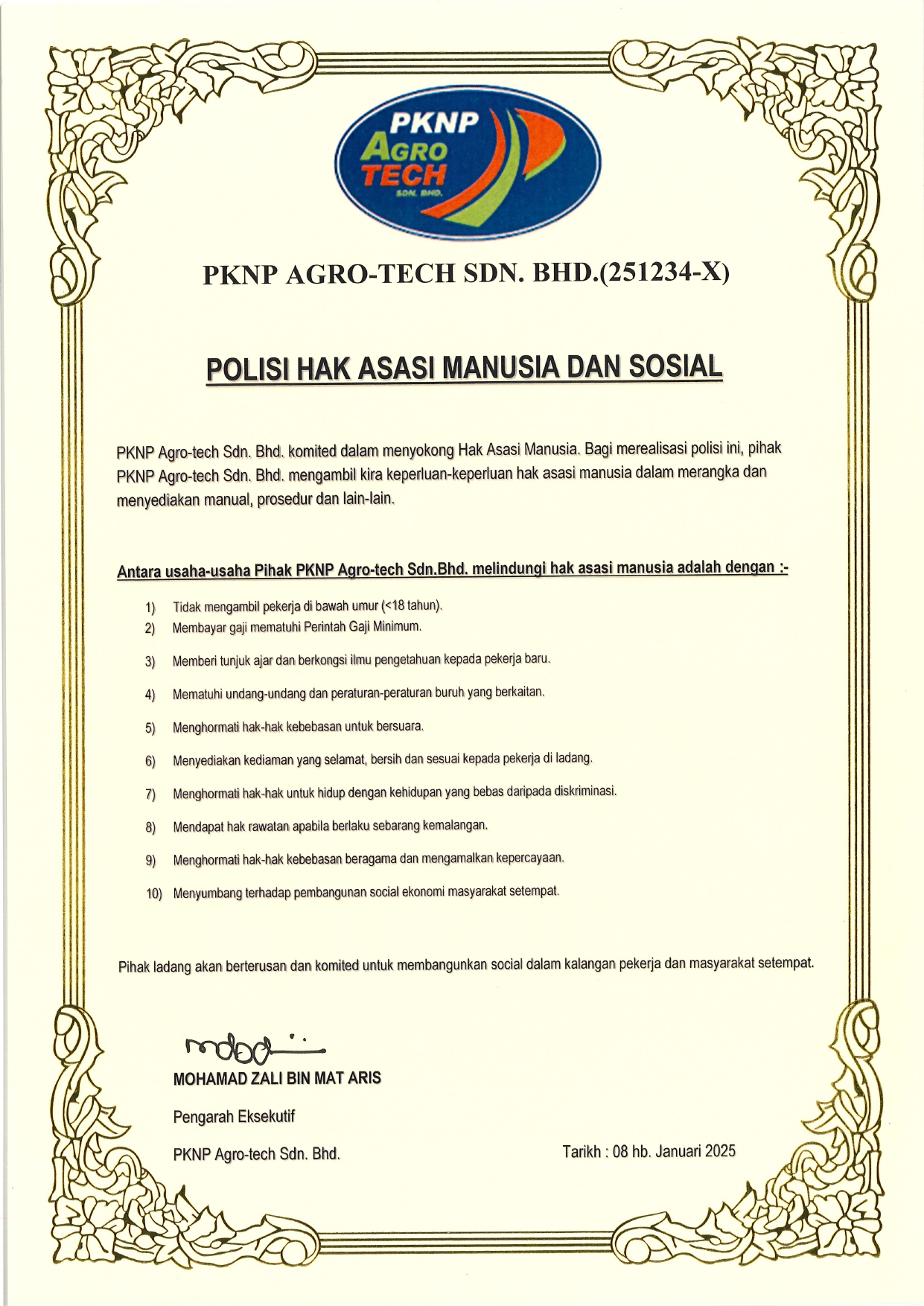 Polisi Hak Asasi Manusia dan Sosial